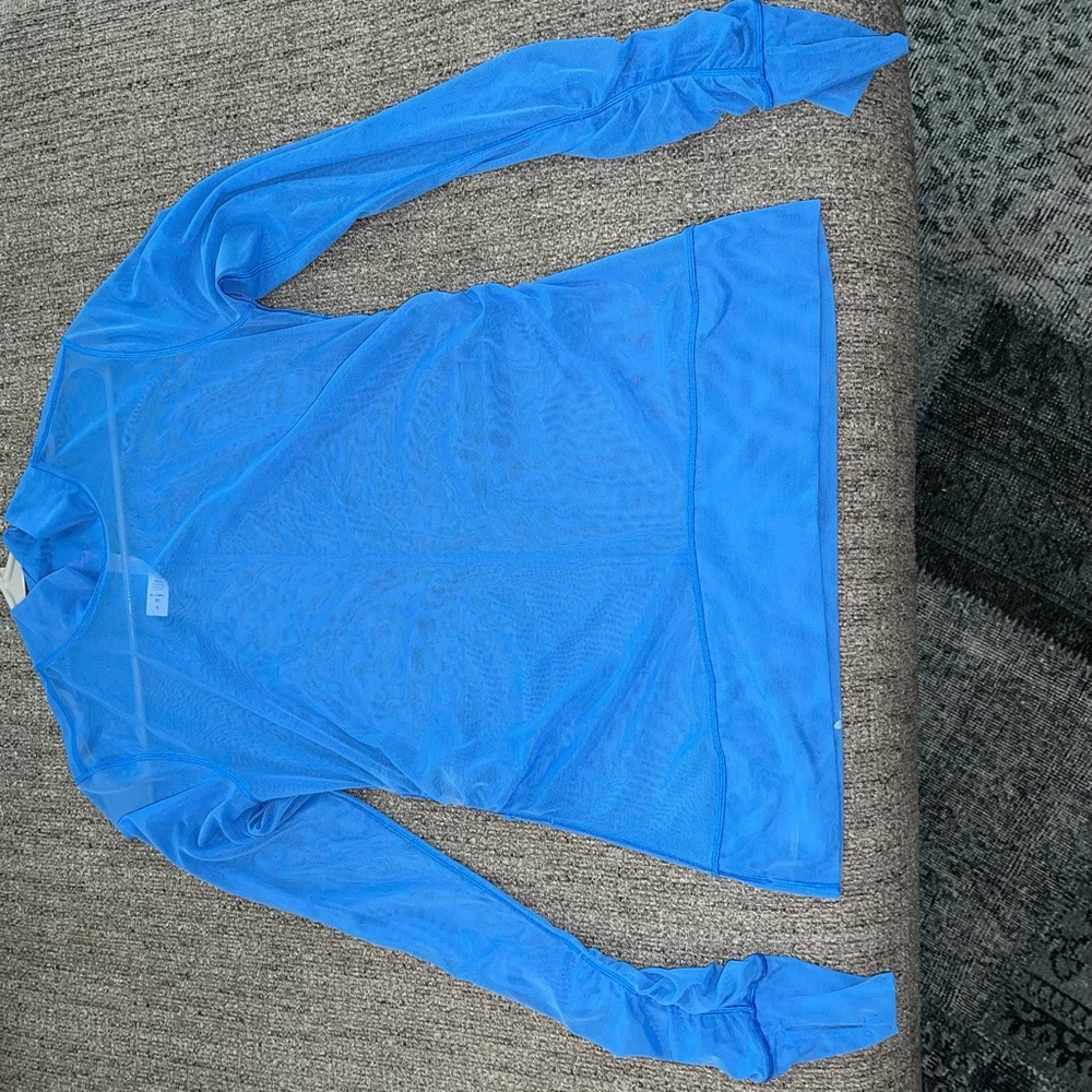 Lululemon Sheer Thrill Mock Neck Long Sleeve